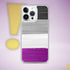 Asexual Pride Flag Paint Strokes Clear Case for iPhone®
